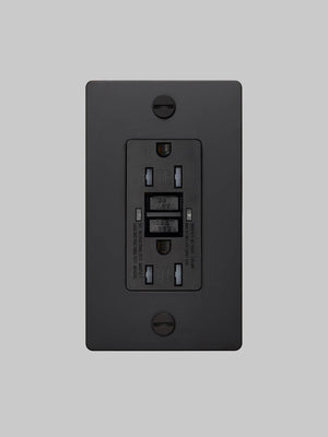 1G DUPLEX OUTLET / GFCI / CROSS / WITHOUT LOGO