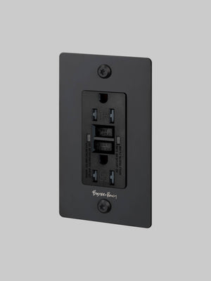 1G DUPLEX OUTLET / GFCI / LINEAR / WITH LOGO