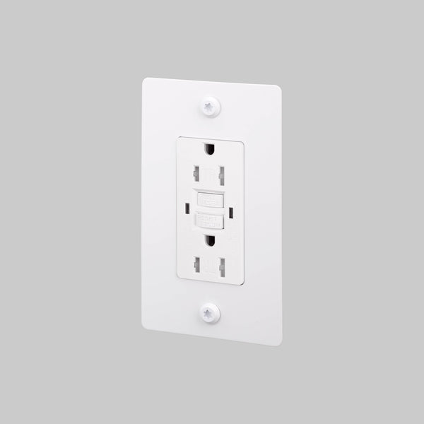 1G DUPLEX OUTLET / GFCI / LINEAR / WITHOUT LOGO
