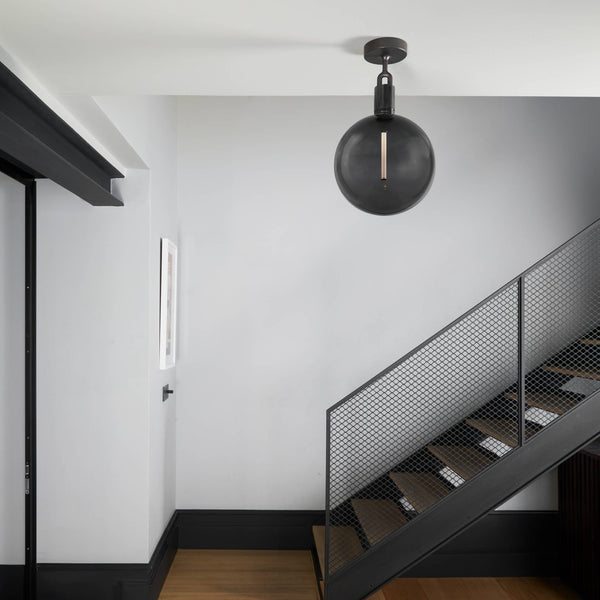 FORKED CEILING / LINEAR / GLOBE / SMOKED / LARGE
