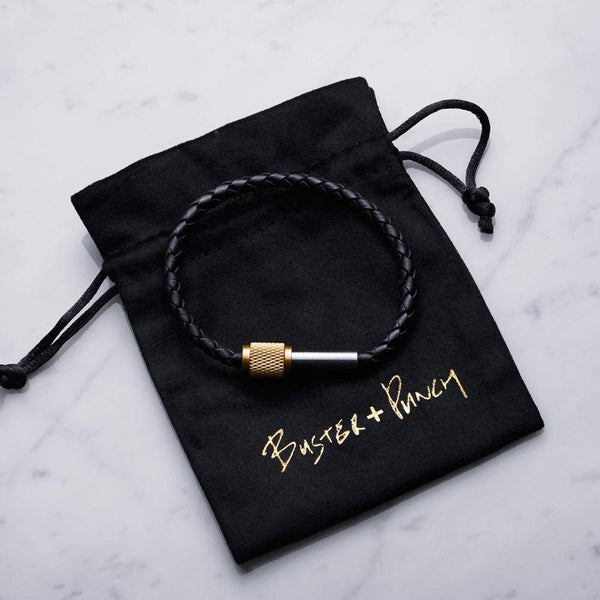 SINGLE BRACELET / BLACK / BRASS / STEEL