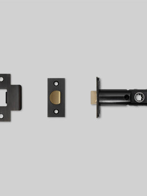 TUBULAR LATCH / DOOR KNOB / PASSAGE / SMOKED BRONZE -  3-3/4"