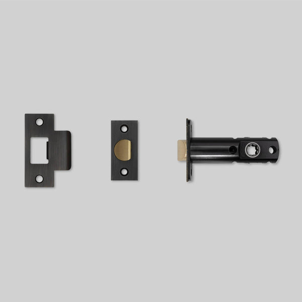 TUBULAR LATCH / DOOR KNOB / PASSAGE / SMOKED BRONZE -  3-3/4"