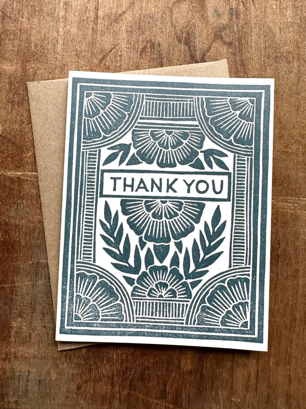 "Thank You," Greeting Card