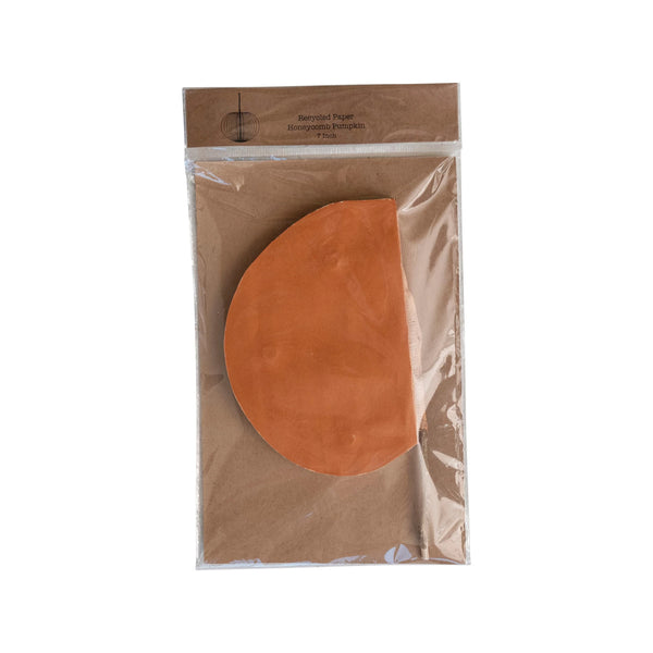 Recycled Paper Pumpkin