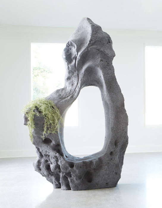 Resin Rock 1-Hole Sculpture