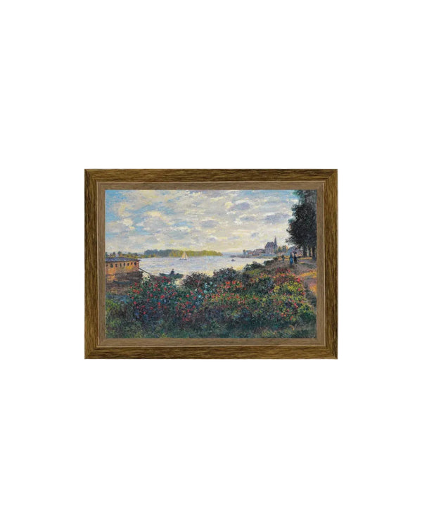 The Seine at Argenteuil Framed Antique Art