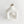 Sonya Vase Short, White