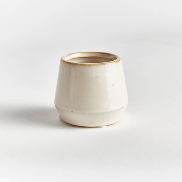 Dezie Mini Pots, Cream