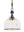 Demi John Pendant Large - A glass demijohn bottle hangs from twisted jute ro