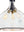 Demi John Pendant Large - A glass demijohn bottle hangs from twisted jute ro