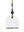 Demi John Pendant Small - A glass demijohn bottle hangs from twisted jute ro