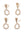 Wood Bead Napkin Rings - Set of 4
