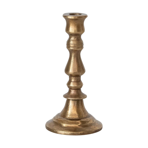 Antique Brass Taper Holder