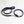 DOG COLLAR / CROSS / BLACK / PURPLE