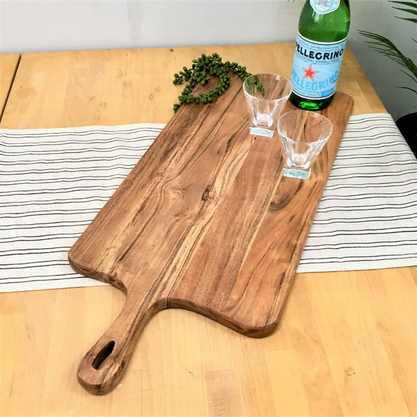 Acacia Wood Board with Handle