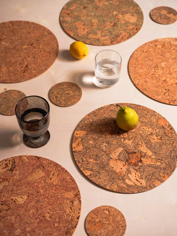 Round Natural Cork Placemat