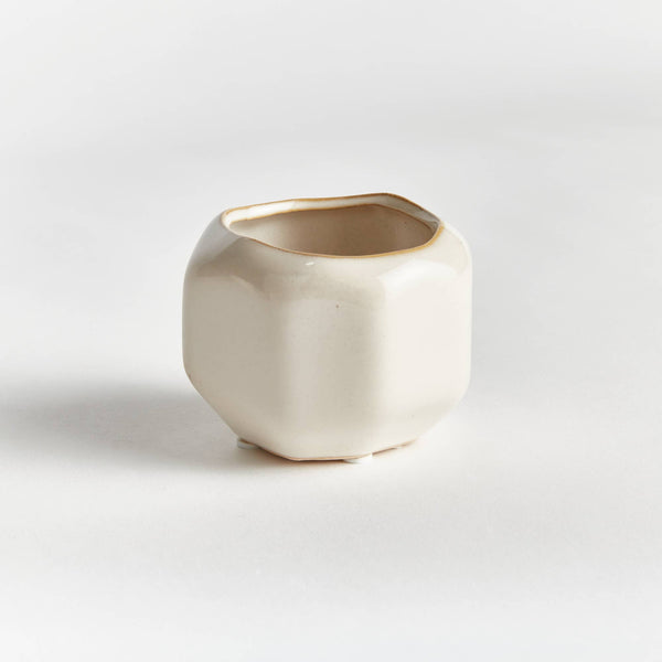 Dezie Mini Pots, Cream