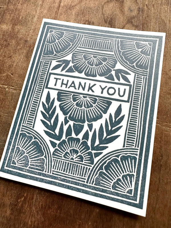 "Thank You," Greeting Card