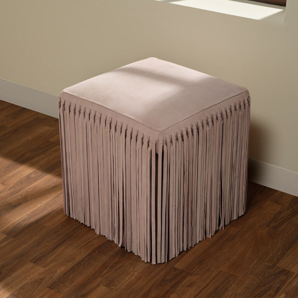 Suede Ottoman