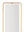 Geo Rectangular Floor Lamp - The crisp natural linen shade is ensconced in a tu