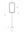 Geo Rectangular Floor Lamp - The crisp natural linen shade is ensconced in a tu
