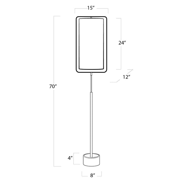 Geo Rectangular Floor Lamp