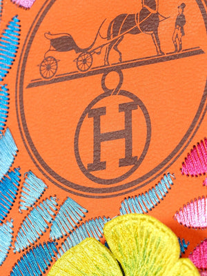 Hermes Floral Petals - Sweeping floral petals decorate these up-cycled lu