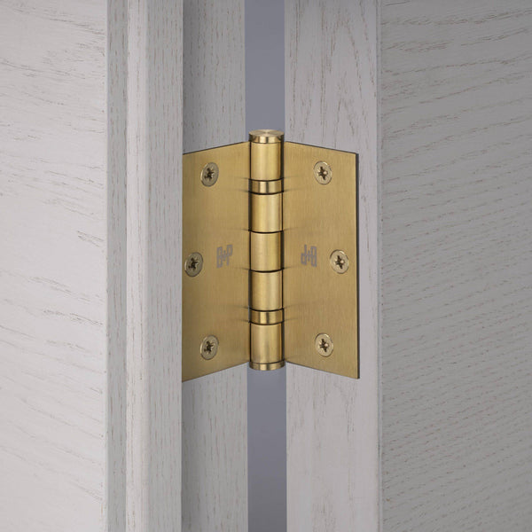 DOOR HINGE / SET OF 2 / 3.5 X 3.5 INCH