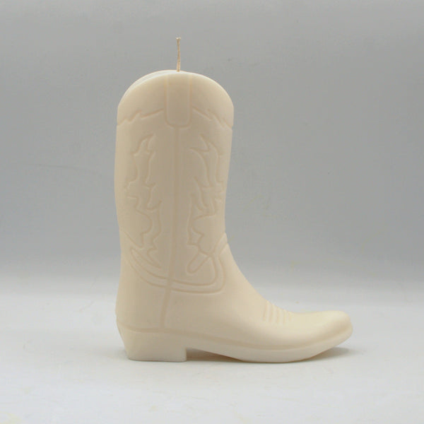 Cowboy Boot Candle