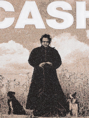 Johnny Cash, American Recordings - The album series begins with a vintage album sleev