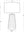 Kelvin Ceramic Table Lamp - Natural light can filter through perforations on t