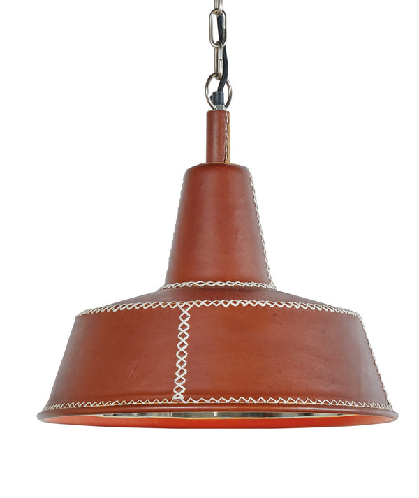 Leather Cone Pendant