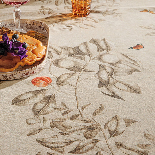 Mandarines Rouille Tablecloth