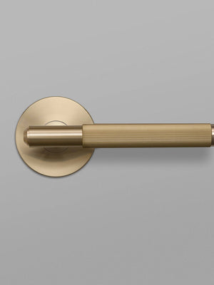DOOR HANDLE / FIXED / 2-9/16 INCH ROSE / LINEAR