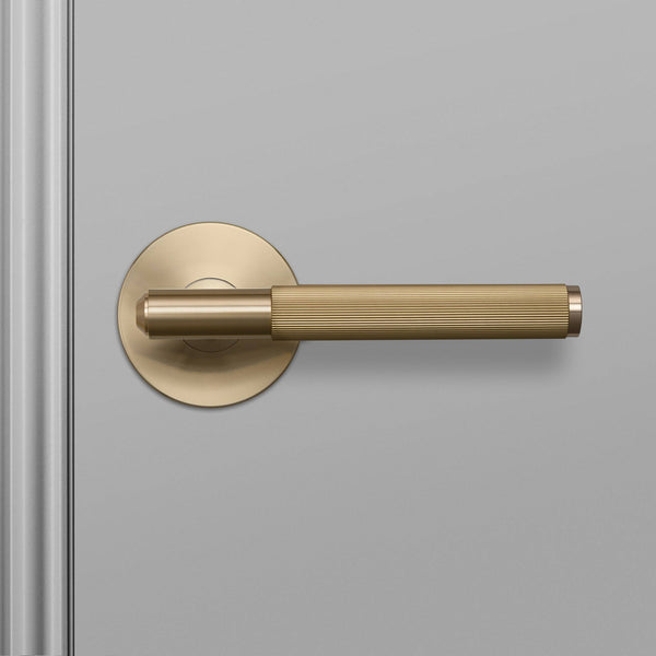 DOOR HANDLE / FIXED / 2-9/16 INCH ROSE / LINEAR