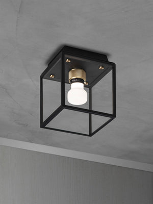 CAGED WET / CEILING / CROSS / SMALL / BLACK