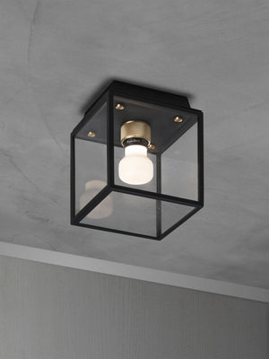 CAGED WET / CEILING / CROSS / SMALL / BLACK