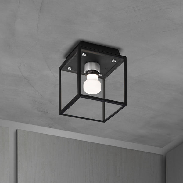 CAGED WET / CEILING / CROSS / SMALL / BLACK