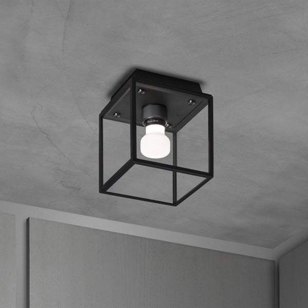 CAGED WET / CEILING / CROSS / SMALL / BLACK