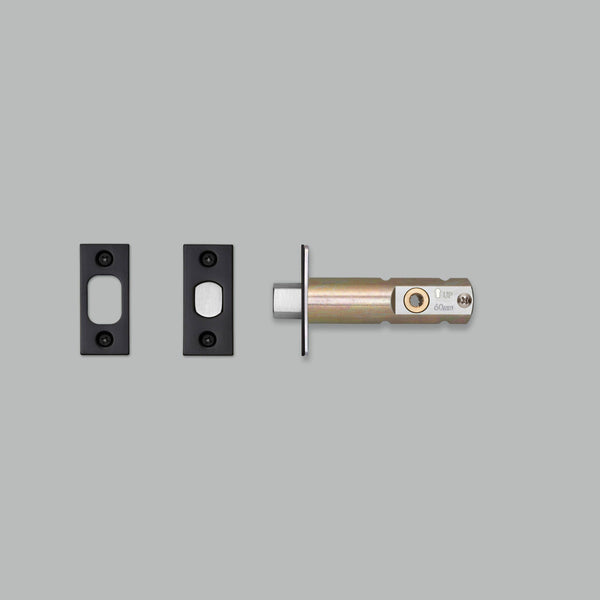 PRIVACY BOLT / THUMBTURN LOCK / BLACK - 2-3/8"