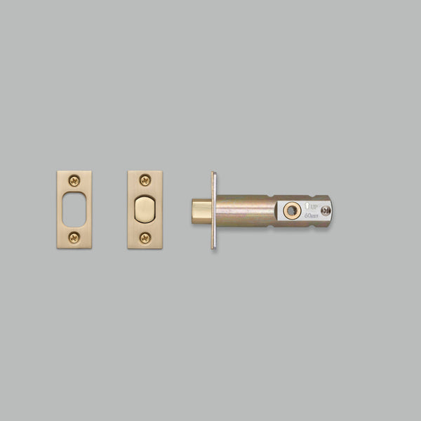 PRIVACY BOLT / THUMBTURN LOCK / BRASS  - 2-3/8"