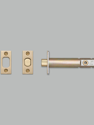 PRIVACY BOLT / THUMBTURN LOCK / BRASS - 3-3/4"