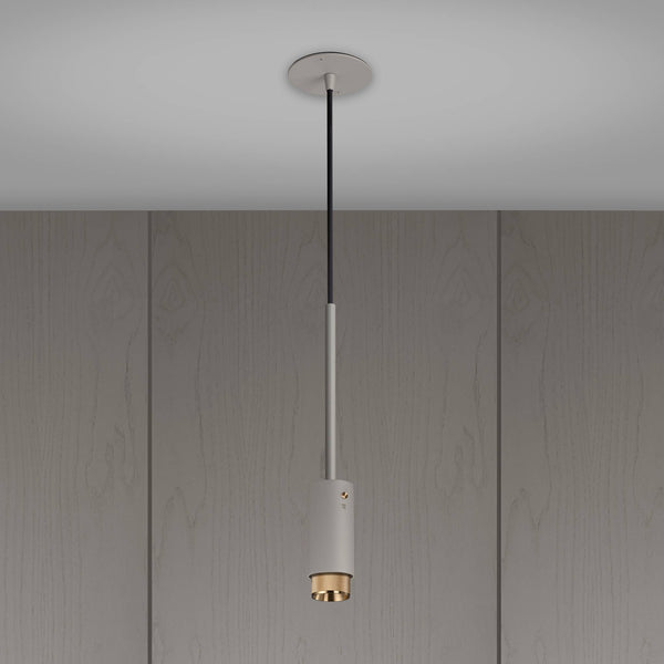 EXHAUST PENDANT / CROSS / STONE