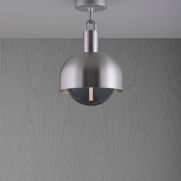 FORKED CEILING / LINEAR / SHADE / GLOBE / SMOKED / MEDIUM