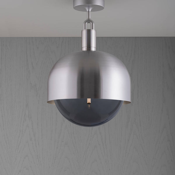 FORKED CEILING / LINEAR / SHADE / GLOBE / SMOKED / LARGE
