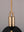 FORKED PENDANT / LINEAR / GLOBE / SMOKED / MEDIUM