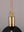 FORKED PENDANT / LINEAR / GLOBE / SMOKED / LARGE