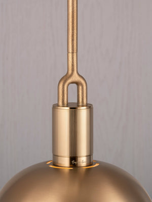 FORKED PENDANT / LINEAR / SHADE / GLOBE / SMOKED / LARGE