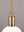 FORKED PENDANT / LINEAR / GLOBE / OPAL / MEDIUM
